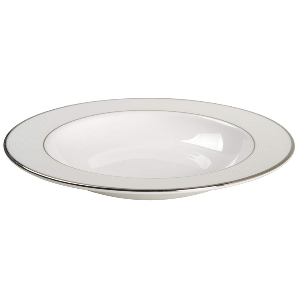 Opal Innocence Stripe 9" Soup/Pasta Bowl by Lenox-1
