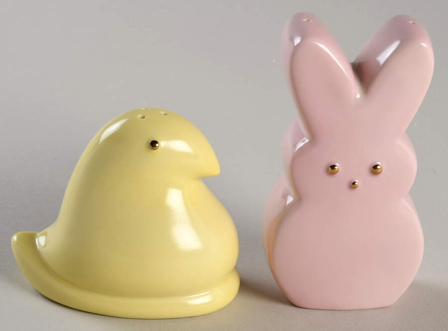 Peeps Figural Salt & Pepper Set by Lenox-1