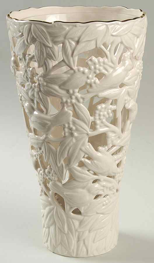 Filigree Forest 10" Vase with Glass Insert by Lenox-1