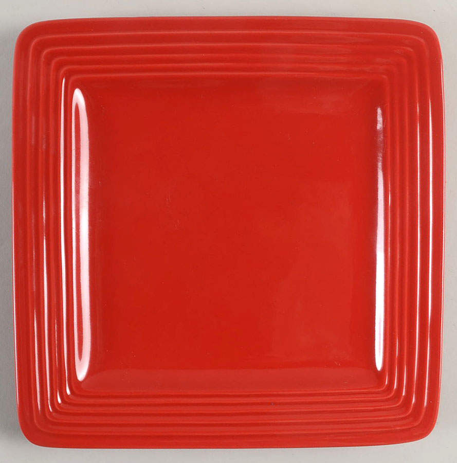 Dekko Vintage Red (Scarlett) Salad Plate by Laurie Gates-1