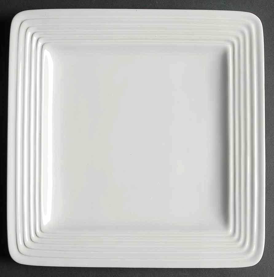 Dekko Vintage White Salad Plate by Laurie Gates-1