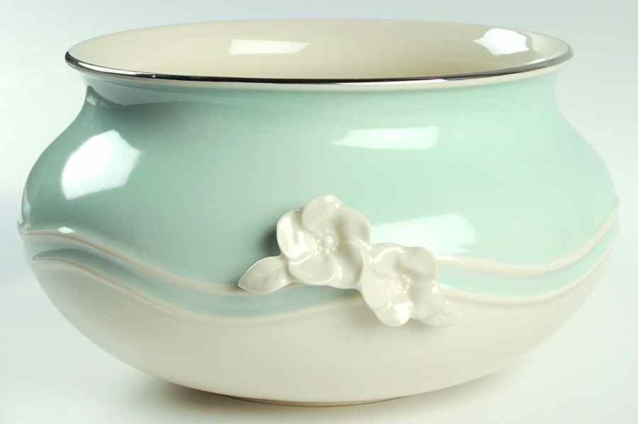 Harbourton Hues Blue 8" Round Bowl by Lenox-1