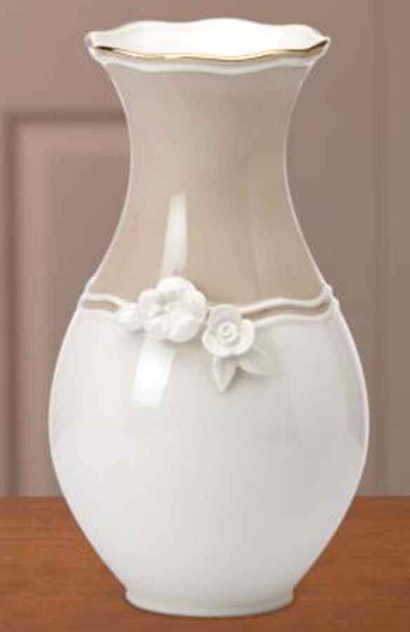 Harbourton Hues Taupe 10" Vase by Lenox-1