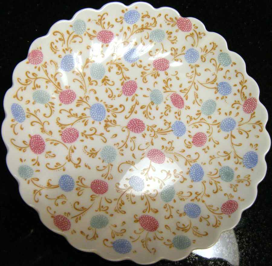 Chrysanthemum (No Trim) Saucer for Espresso Cup by Lomonosov-1