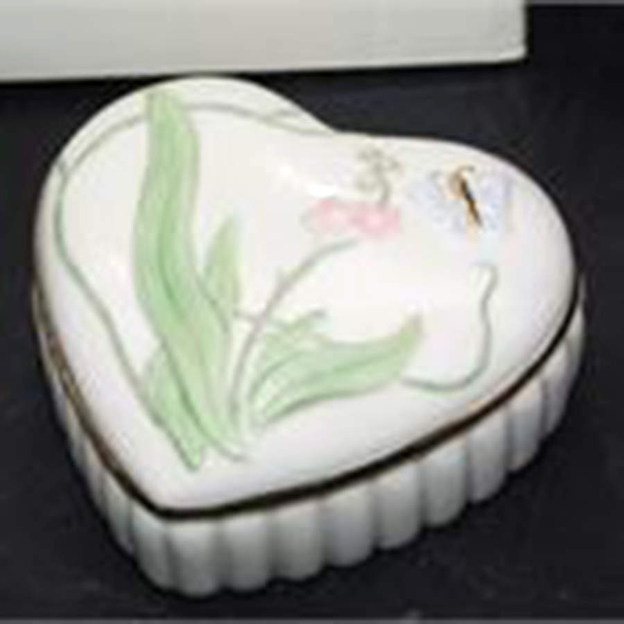 China Butterfly Heart Shaped Bowl by Lenox-1