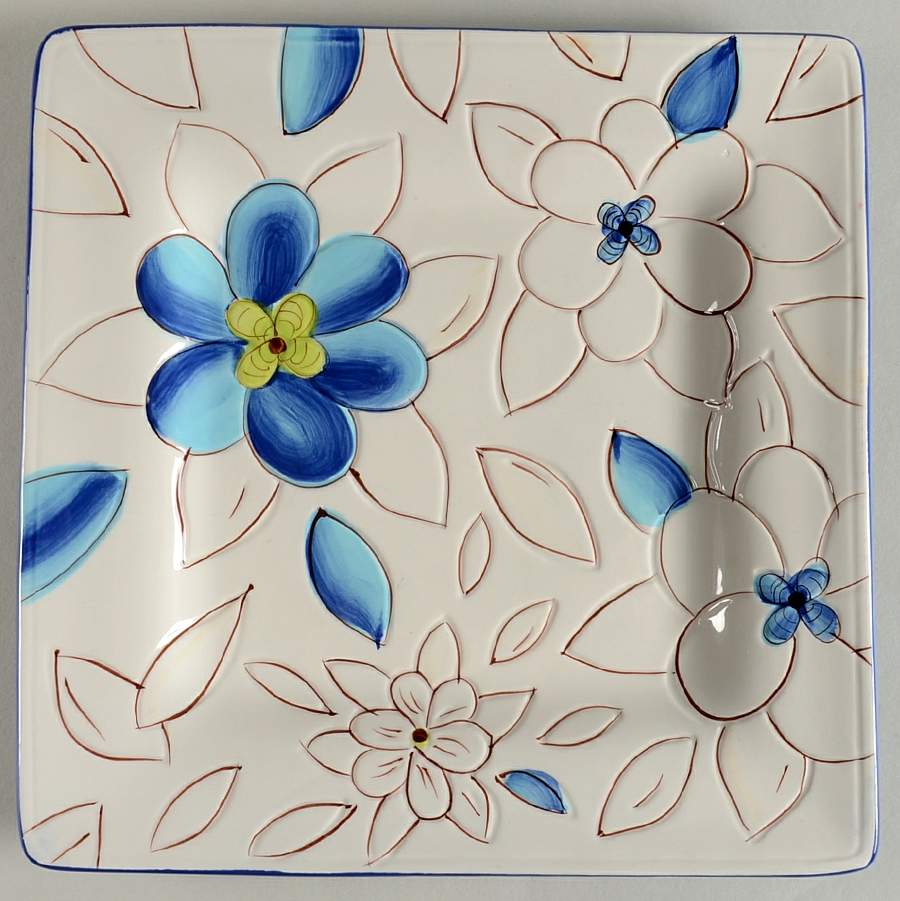 Lola Square Salad Plate by Laurie Gates-1