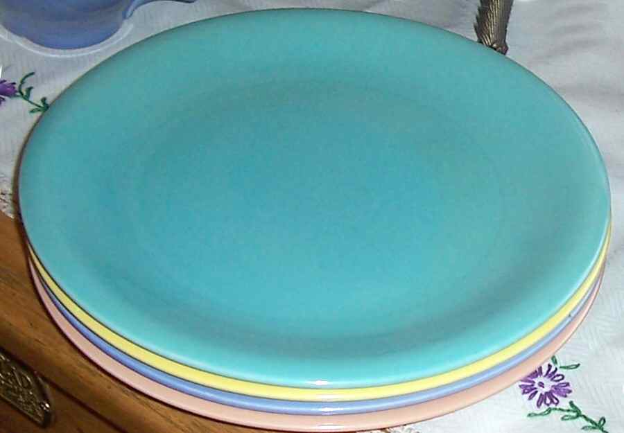 Mariposa Turquoise Dinner Plate by Laurel (USA)-1