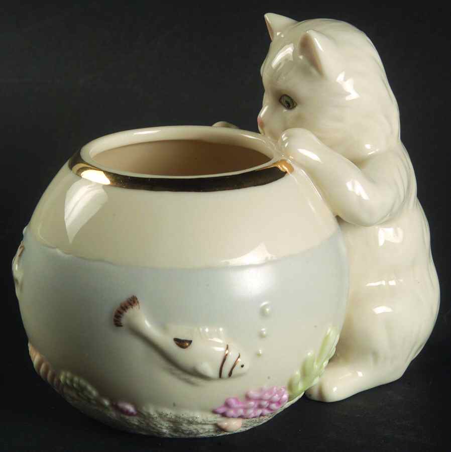 Curious Kitty Figural Tea Light Candleholder by Lenox-1