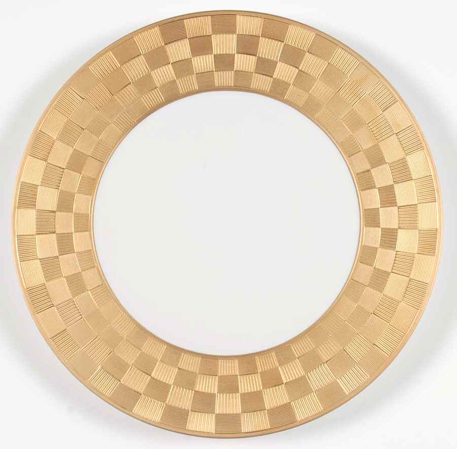 Byzanteum Gold Salad/Dessert Plate by L'Objet-1