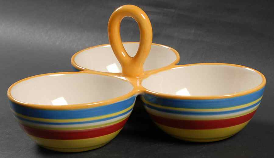Elements Striped Handled 3-Part Divided Server by Lorena Garcia-1