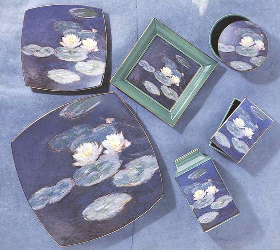 Collection Monet Square Service Plate (Charger) by Luneville-1