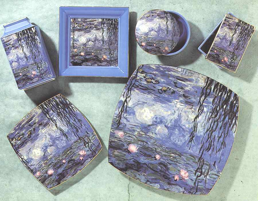 Collection Monet Square Service Plate (Charger) by Luneville-1