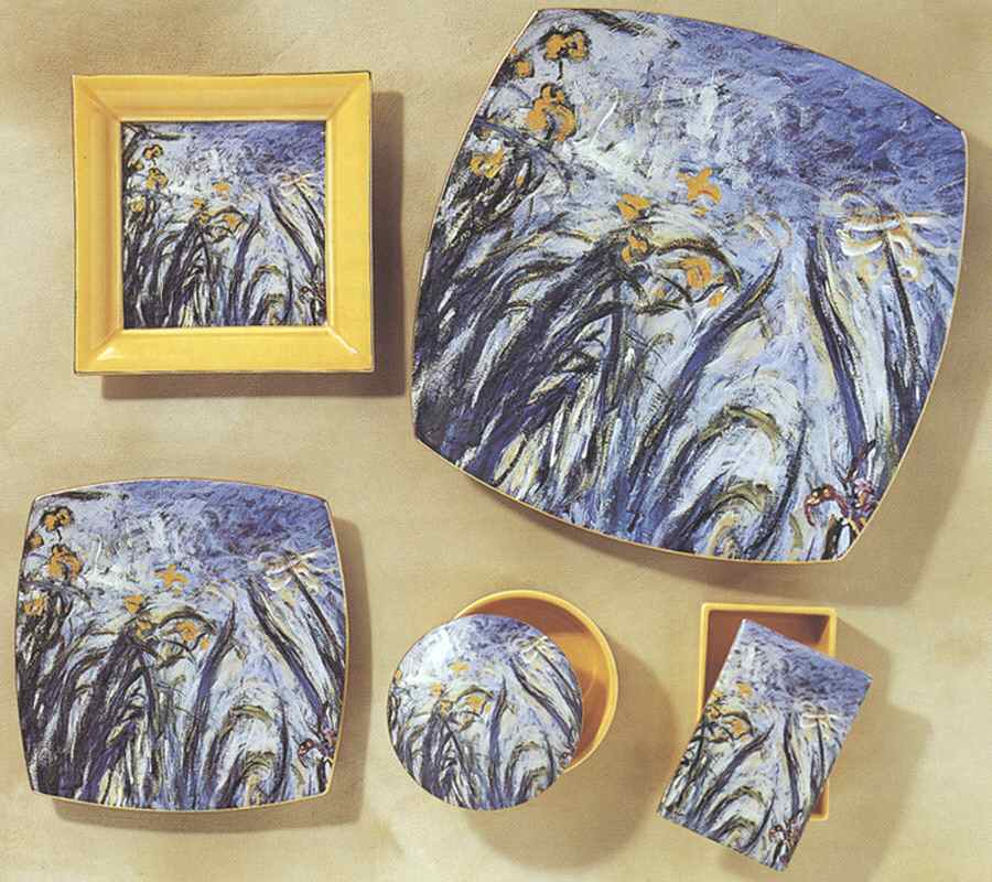 Collection Monet Square Service Plate (Charger) by Luneville-1