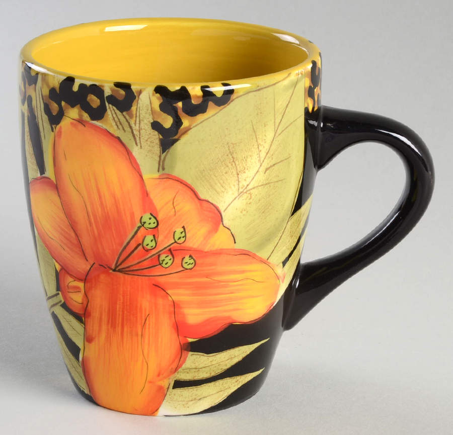 Jungle Bloom Mug by Laurie Gates-1