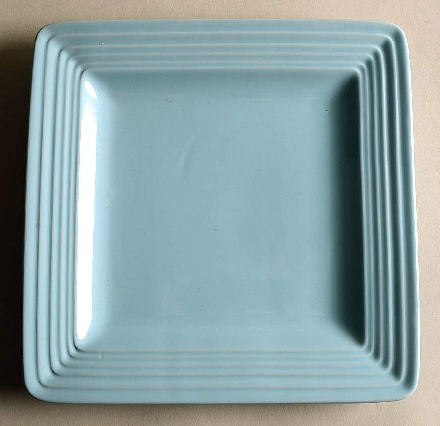 Dekko Vintage Blue Salad Plate by Laurie Gates-1
