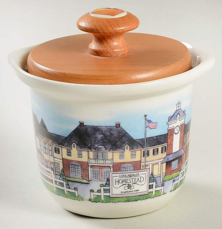 Homestead Mini Crock with Lid by Longaberger-1