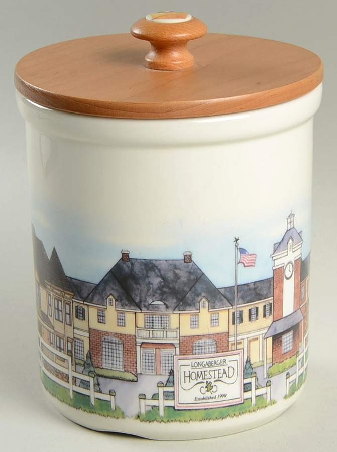 Homestead Storage Crock & Lid by Longaberger-1