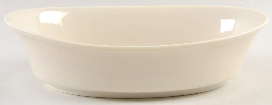 Dimension Ivory 10" Oval Vegetable Bowl by Lenox-1