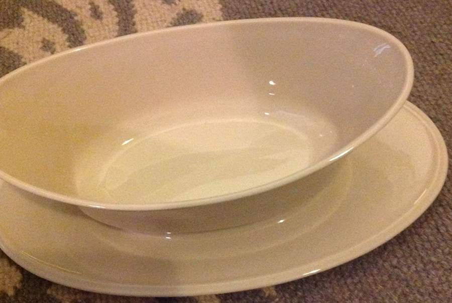 Dimension Ivory Gravy Boat with Attached Underplate by Lenox-1