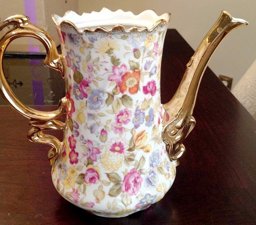 8034 Coffee Pot No Lid by Lefton-1