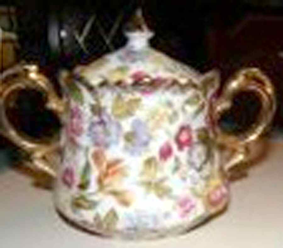 8034 Sugar Bowl & Lid by Lefton-1