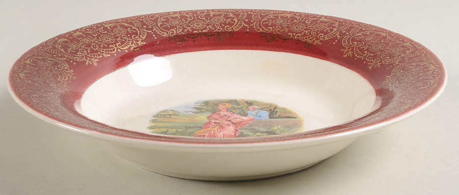 LIA143 Rim Soup Bowl by Limoges-American-1