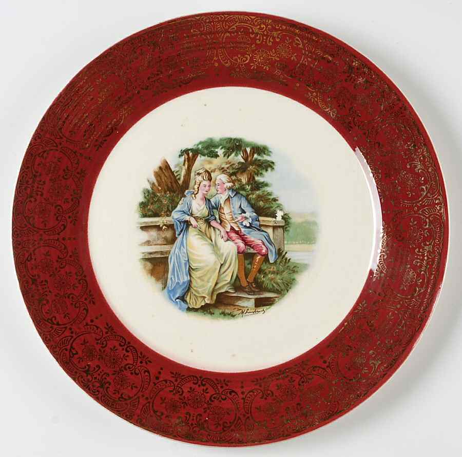 LIA143 Dinner Plate by Limoges-American-1