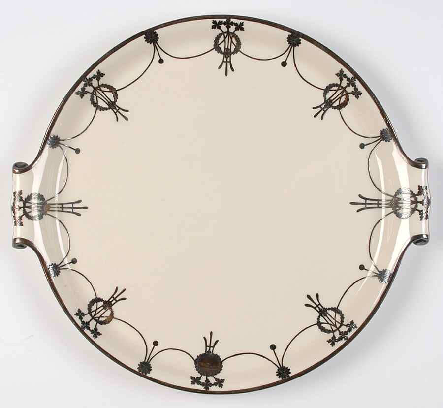 L152 13" Handled Round Tray by Lenox-1