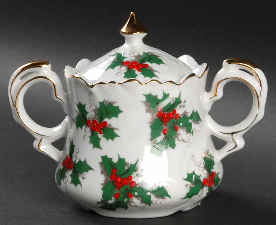7803 Sugar Bowl & Lid by Lefton-1