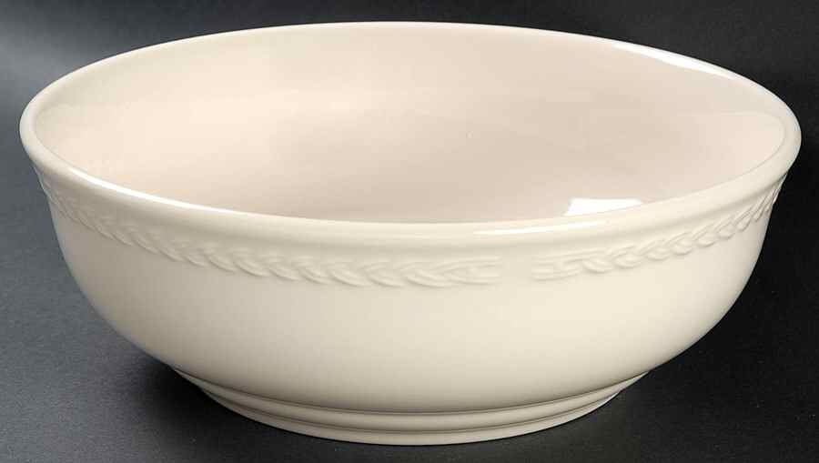 American Home Pottery 9" Round Serving Bowl by Longaberger-1