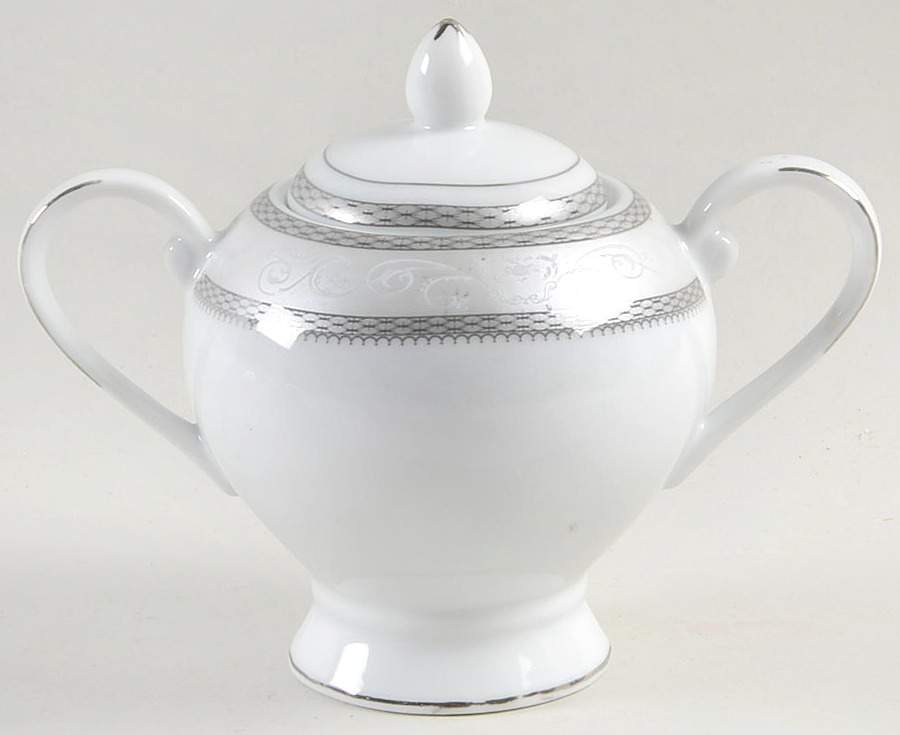Sirena Sugar Bowl & Lid by Lorren Home Trends-1