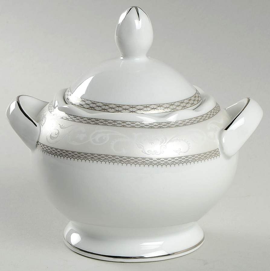 Sirena Sugar Bowl & Lid by Lorren Home Trends-1