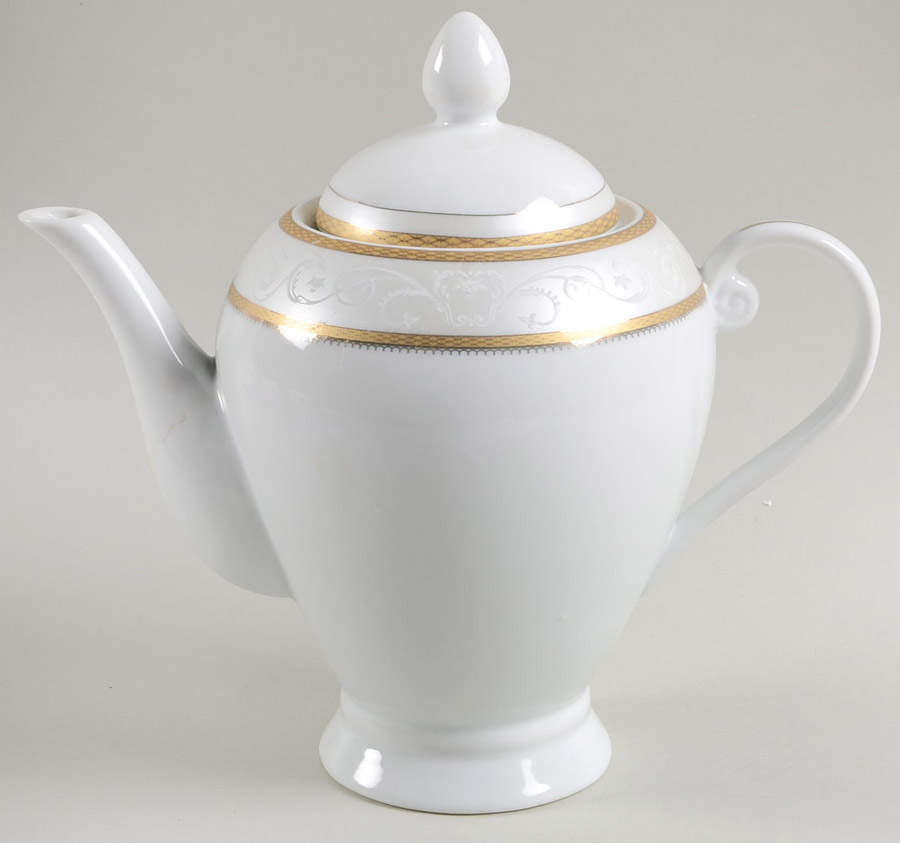 Amelia Tea/Coffee Pot & Lid by Lorren Home Trends-1
