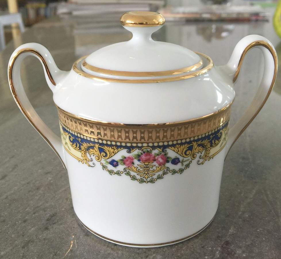 LEG97 Sugar Bowl & Lid by F Legrand & Cie-1