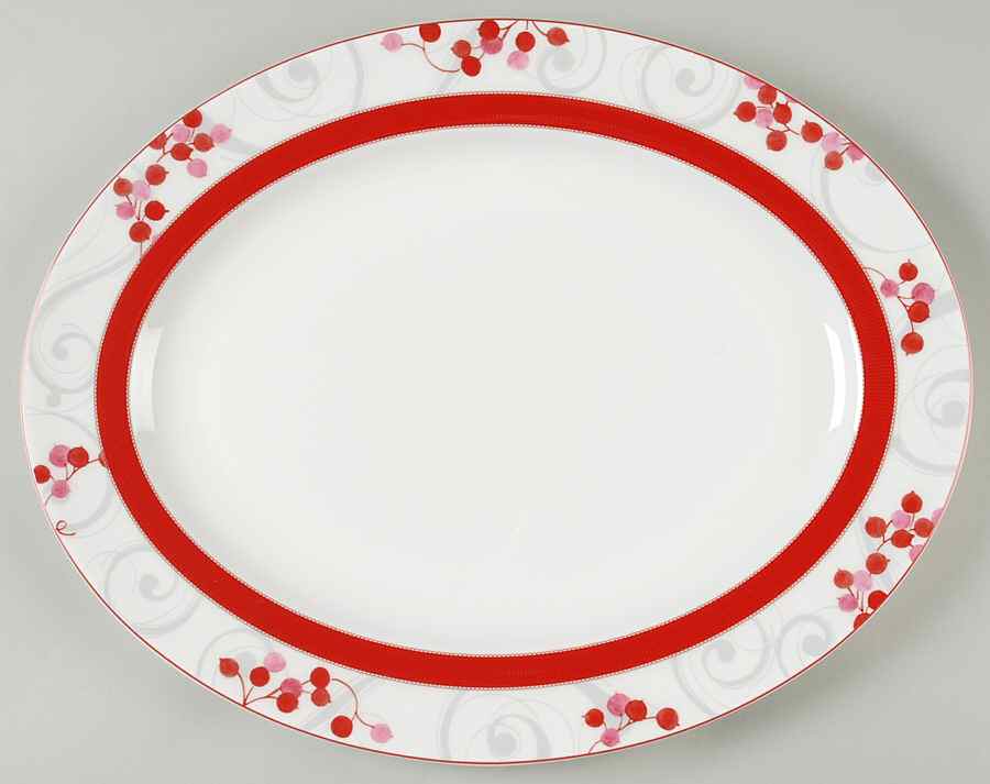 Merry Berry 16" Oval Serving Platter by Lenox-1