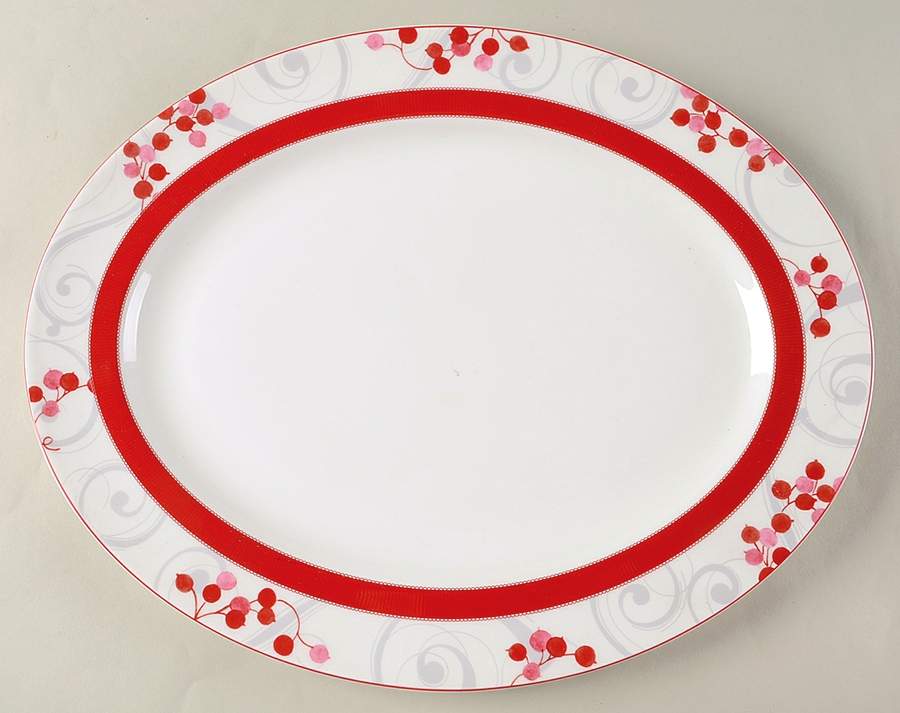 Merry Berry 16" Oval Serving Platter by Lenox-1