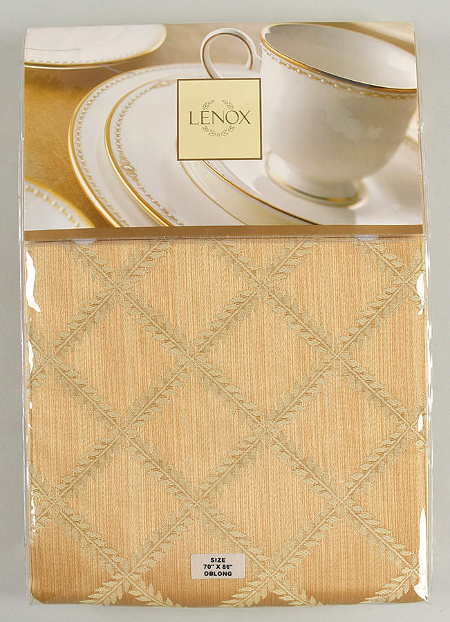 Laurel Leaf 70" x 86" Oblong Tablecloth by Lenox-1