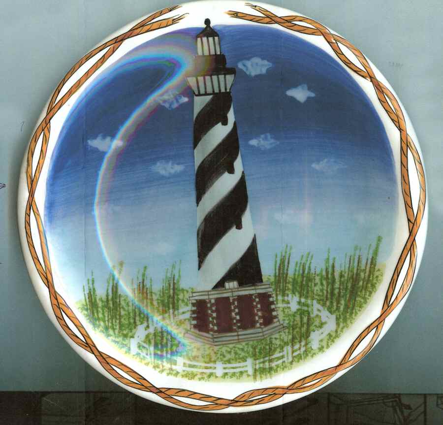 Cape Hatteras Salad Plate by Lefton-1