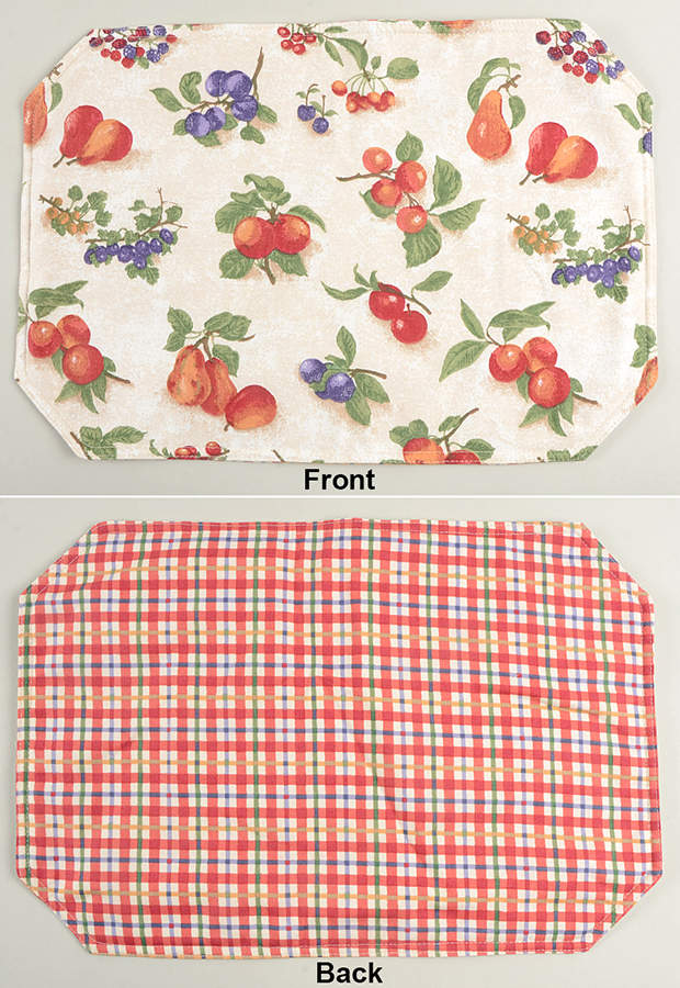 Fruit Medley Cloth Placemat by Longaberger-1