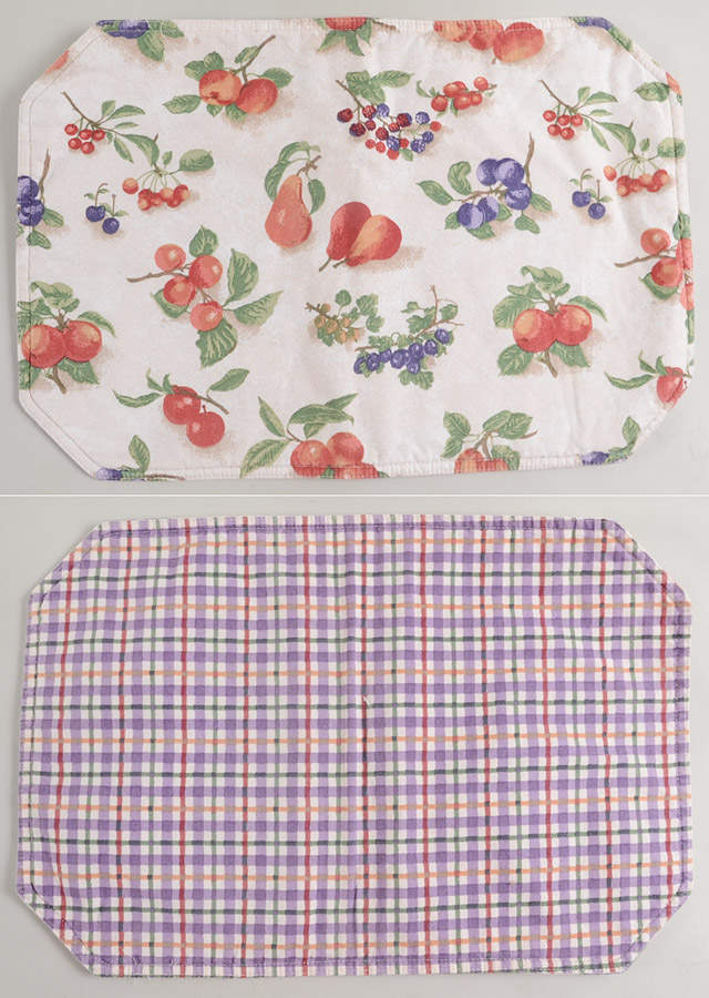 Fruit Medley Cloth Placemat by Longaberger-1