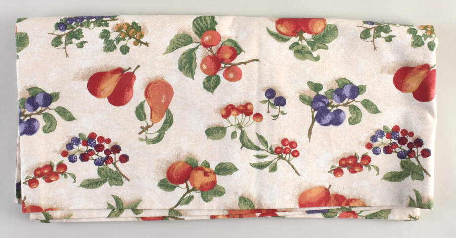 Fruit Medley 73" X 17" Valance Curtain by Longaberger-1