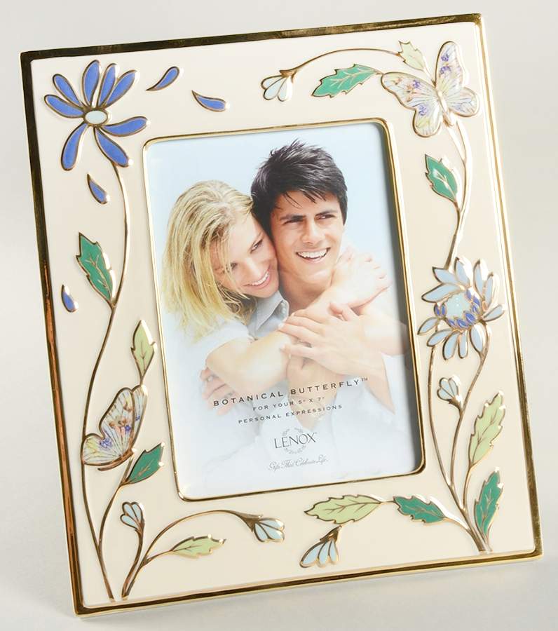 Botanical Butterfly Frame-Holds 5" X 7" by Lenox-1