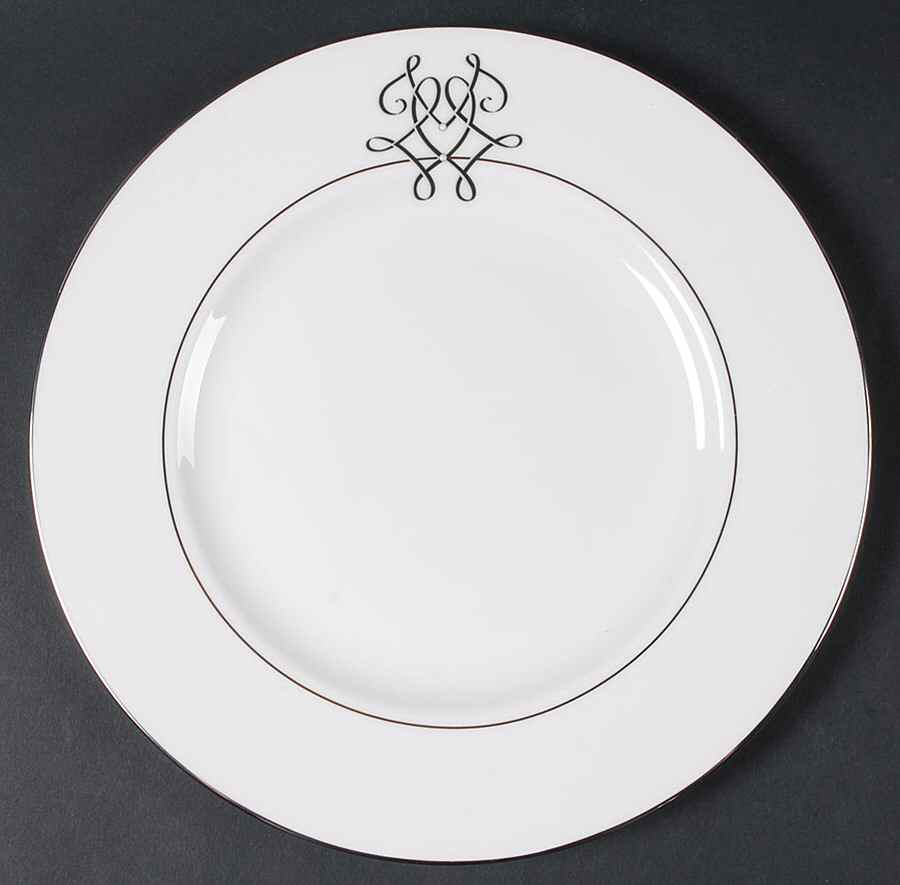 Scripted Platinum Dinner Plate by Lenox-1
