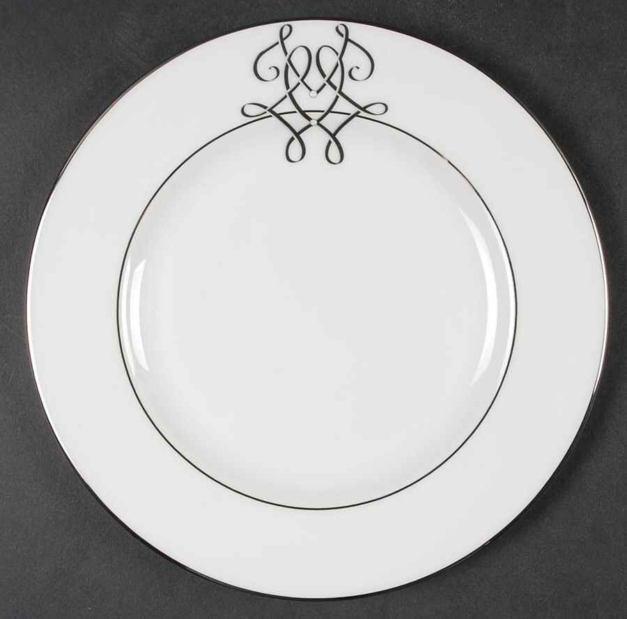 Scripted Platinum Salad Plate by Lenox-1