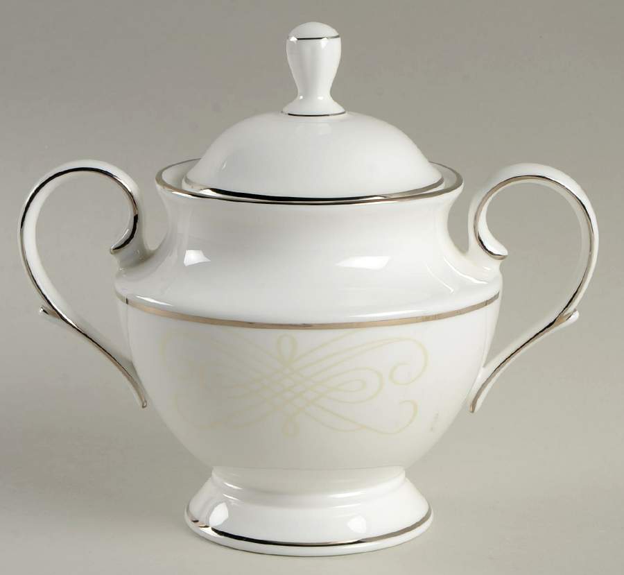 Confection Sugar Bowl & Lid by Lenox-1