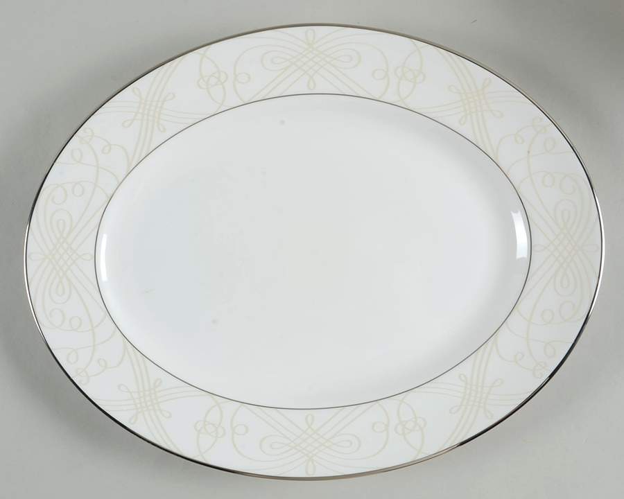 Confection 13" Oval Serving Platter by Lenox-1