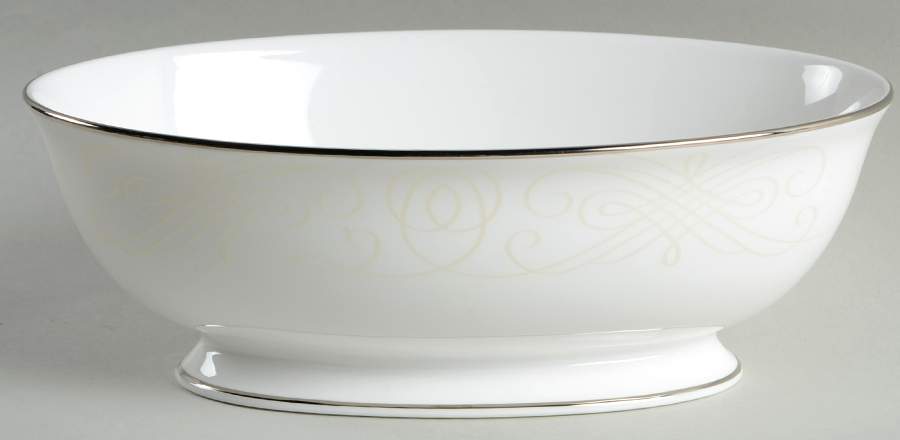 Confection 9" Oval Vegetable Bowl by Lenox-1