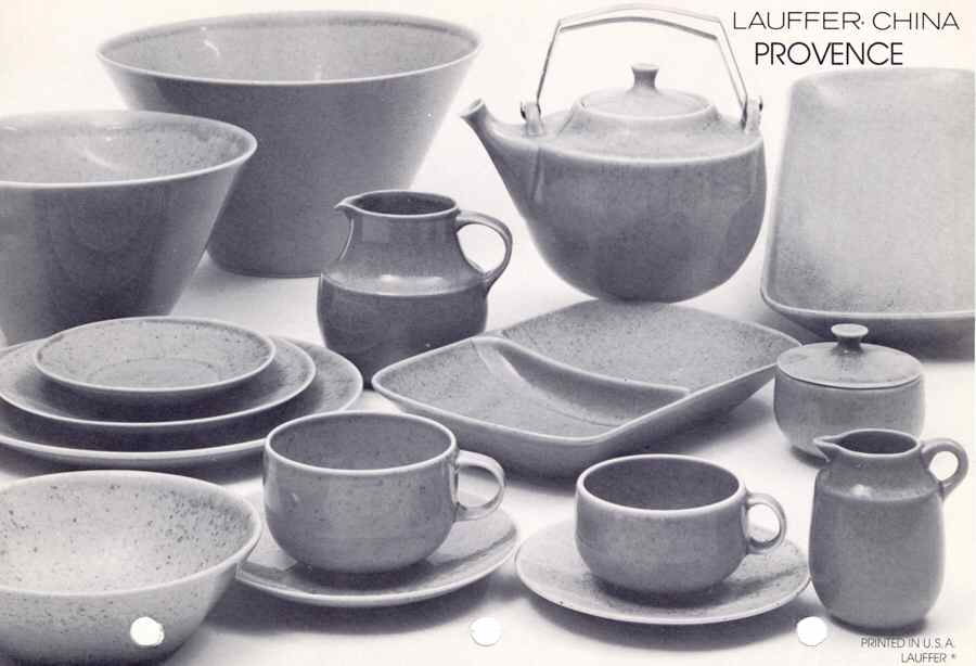 Provence Flat Cup & Saucer Set by Lauffer-1