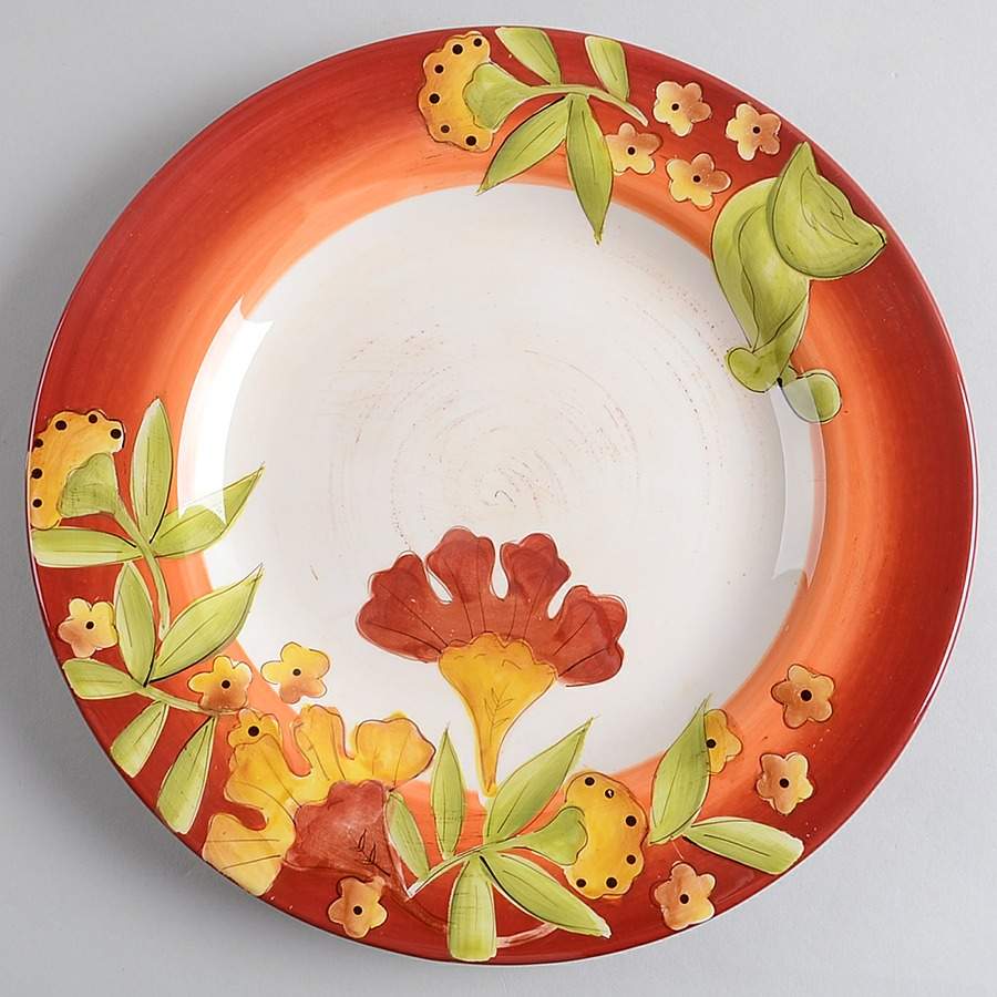 Paisley Dinner Plate by Laurie Gates-1