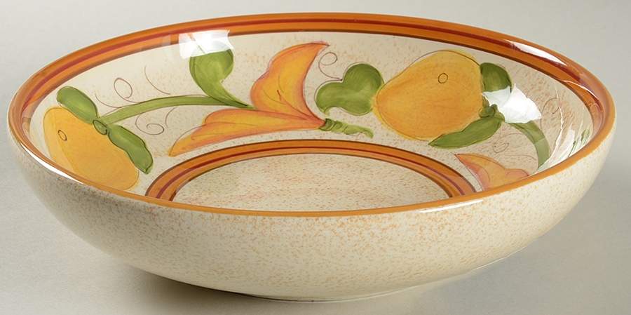 Tuscan Lemon Individual Pasta Bowl by Laurie Gates-1